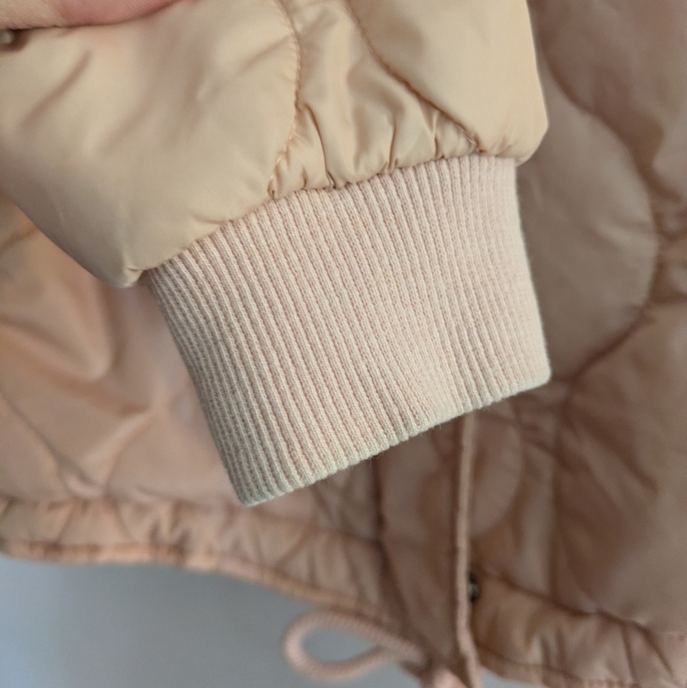 Suncoo Paris Women's Quilted Jacket Peachy Pink - Picture 4 of 10